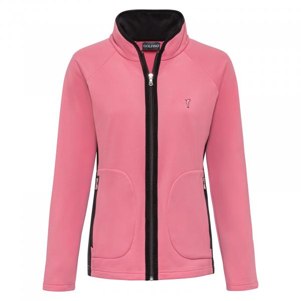 GOLFINO Ladies' fleece golf jacket with cold weather protection